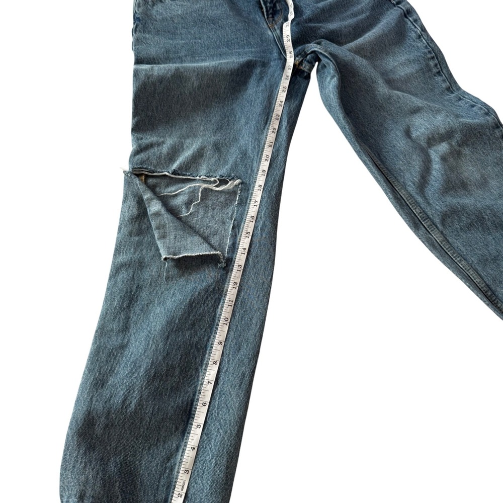 Good American '90s Duster Straight Leg Jeans Womens Size 4/27 Blue950 - Picture 10 of 11
